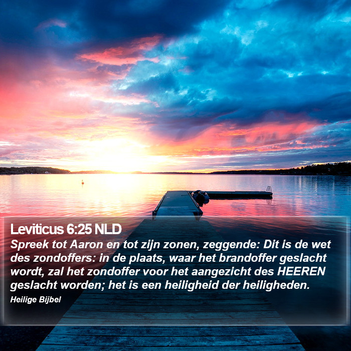 Leviticus 6:25 NLD Bible Study