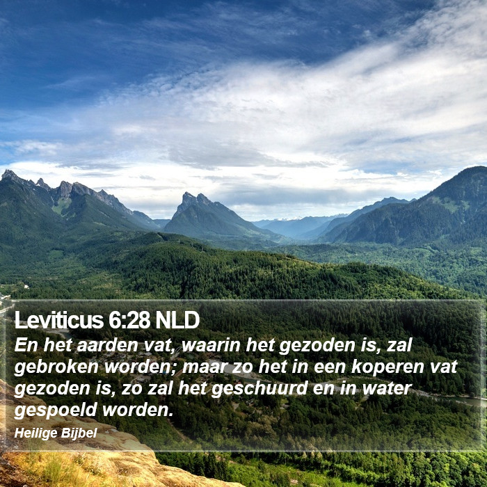 Leviticus 6:28 NLD Bible Study