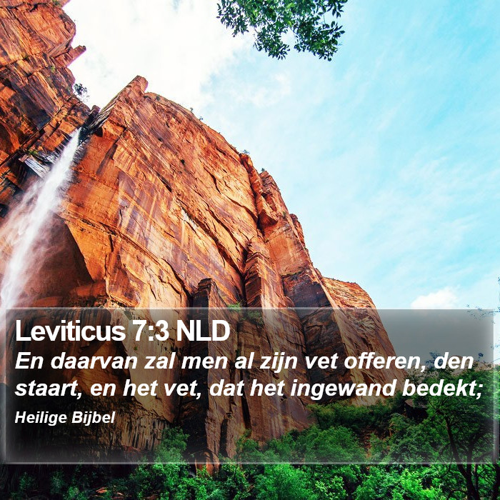 Leviticus 7:3 NLD Bible Study