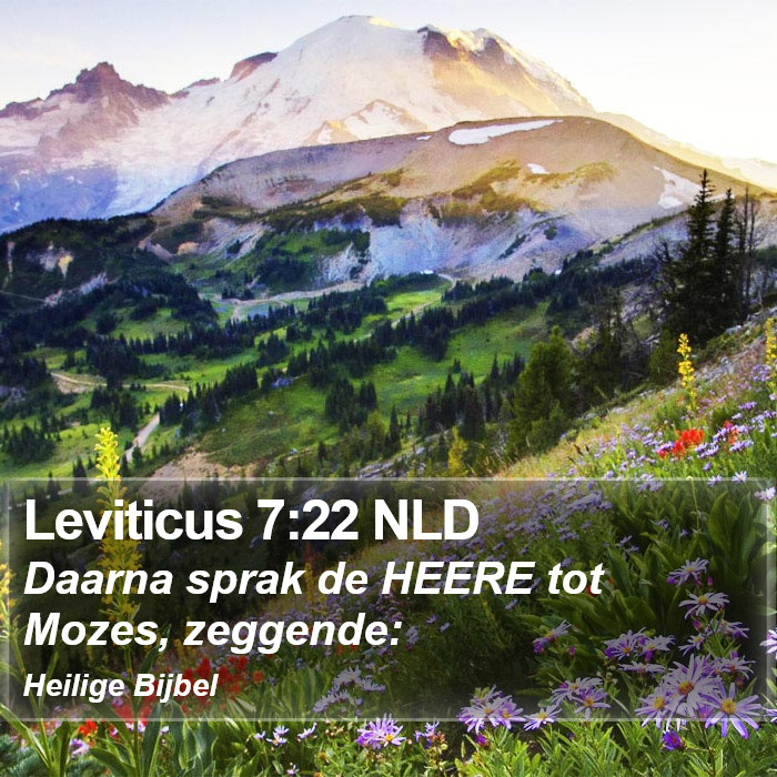 Leviticus 7:22 NLD Bible Study