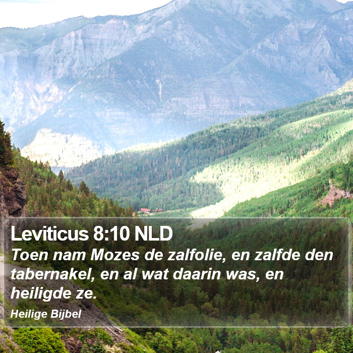 Leviticus 8:10 NLD Bible Study