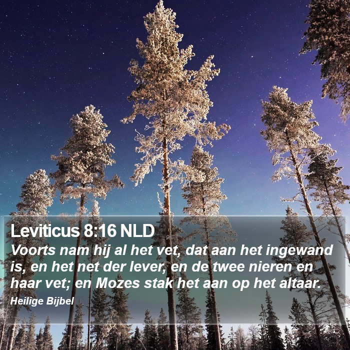 Leviticus 8:16 NLD Bible Study