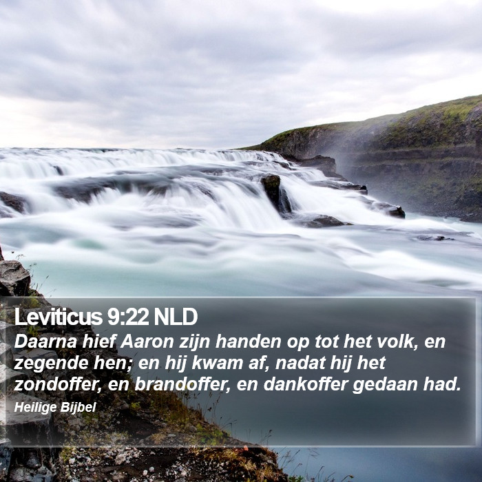 Leviticus 9:22 NLD Bible Study