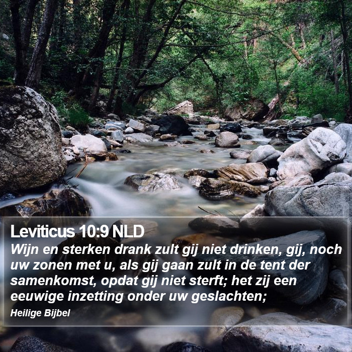 Leviticus 10:9 NLD Bible Study