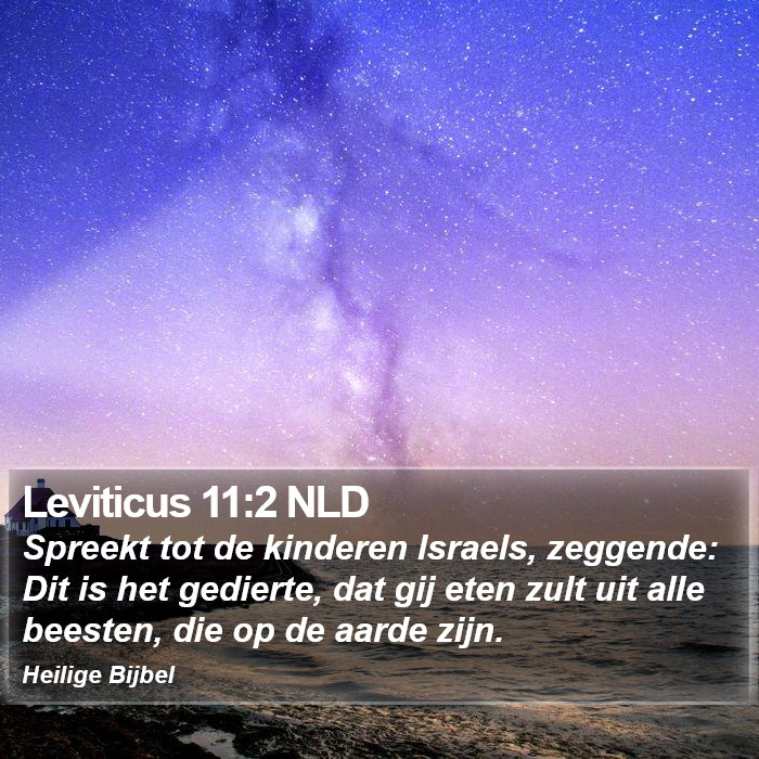 Leviticus 11:2 NLD Bible Study