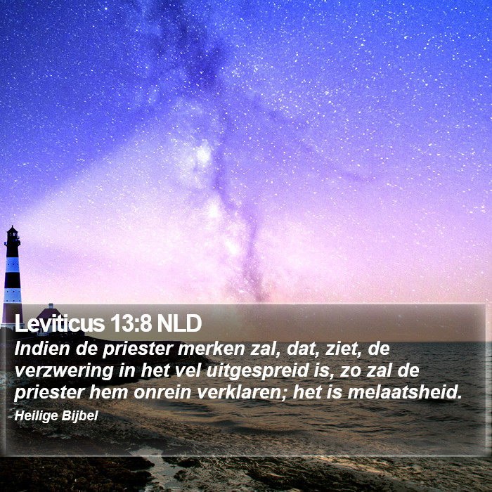 Leviticus 13:8 NLD Bible Study