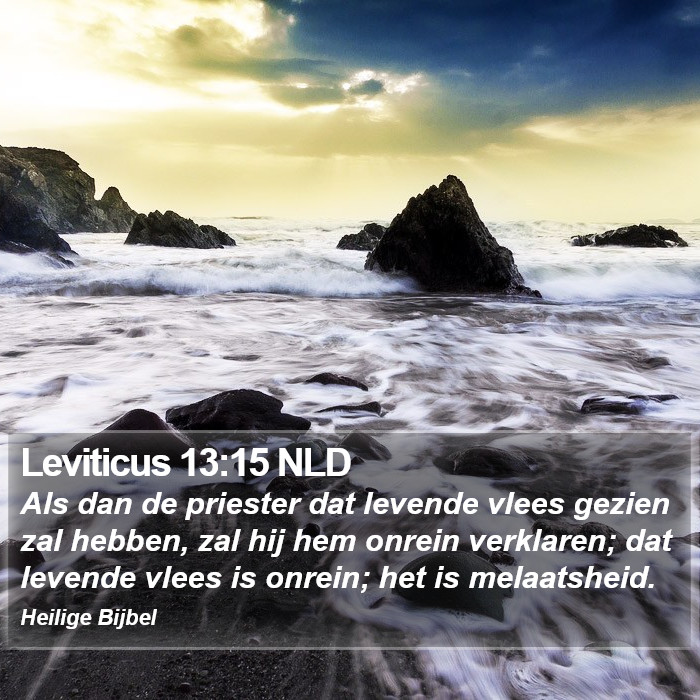 Leviticus 13:15 NLD Bible Study