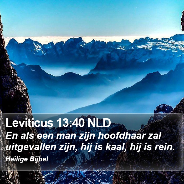 Leviticus 13:40 NLD Bible Study