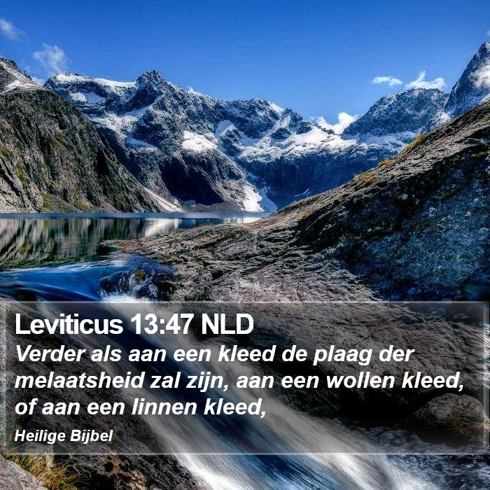Leviticus 13:47 NLD Bible Study
