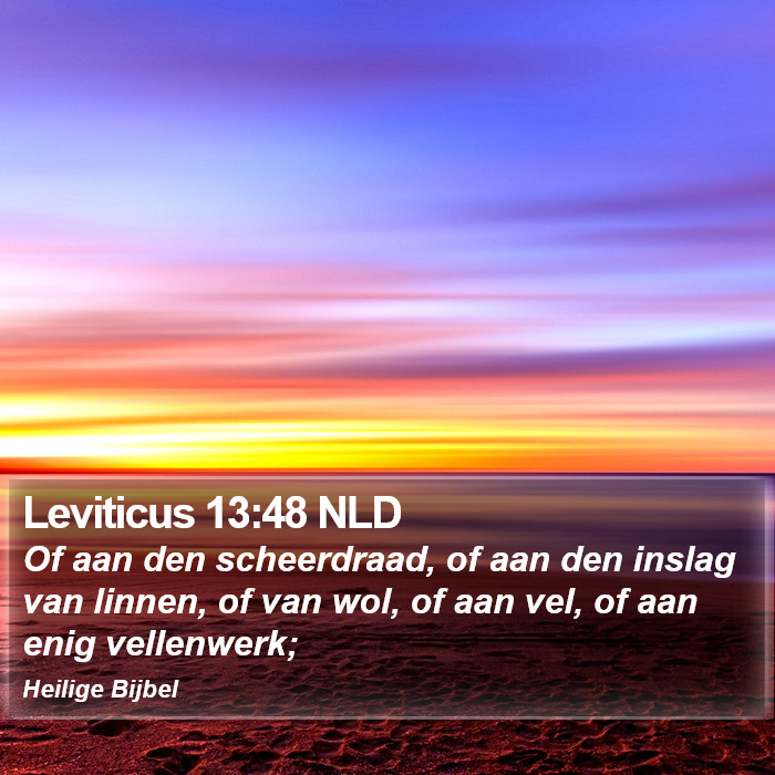 Leviticus 13:48 NLD Bible Study