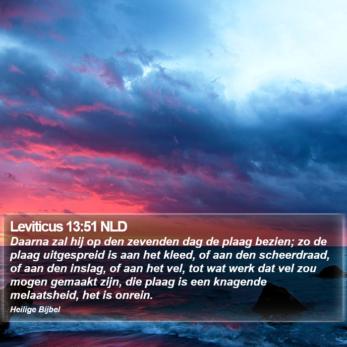 Leviticus 13:51 NLD Bible Study