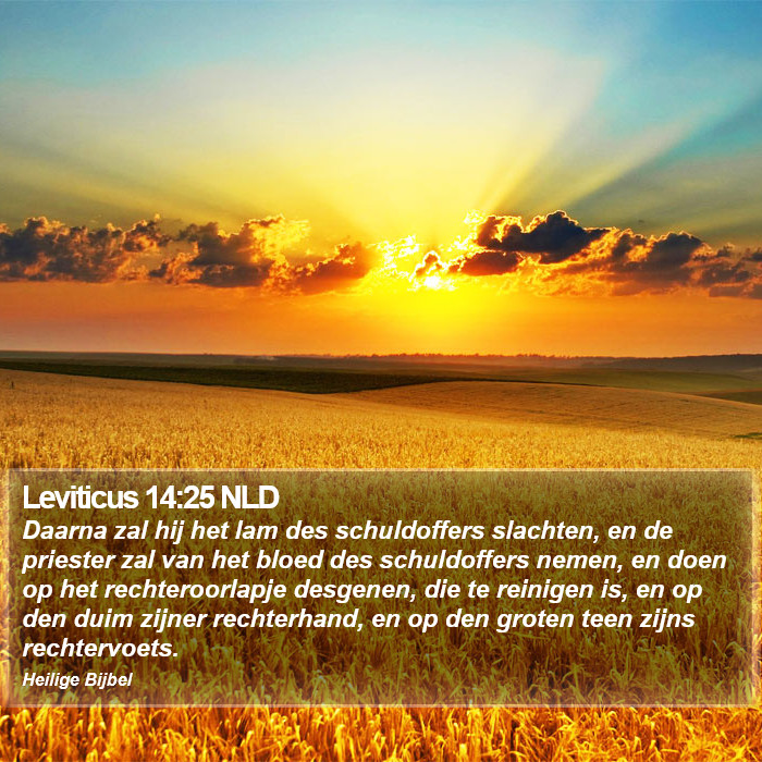 Leviticus 14:25 NLD Bible Study