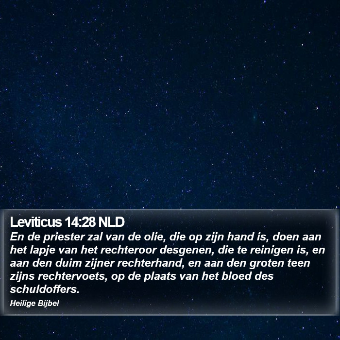 Leviticus 14:28 NLD Bible Study