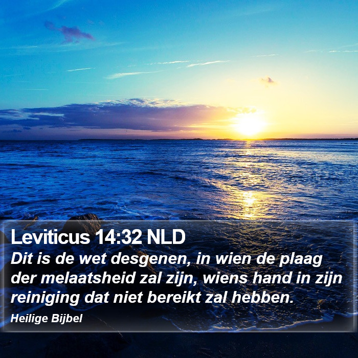 Leviticus 14:32 NLD Bible Study