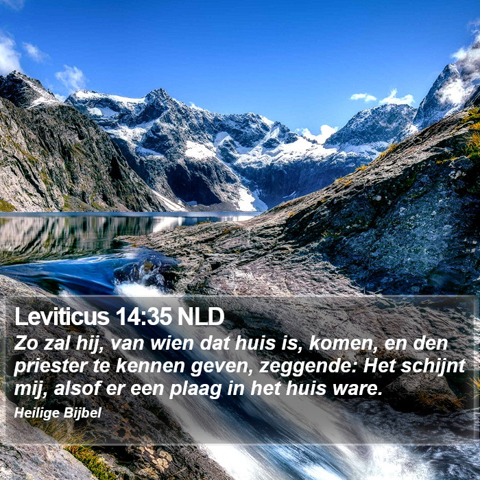 Leviticus 14:35 NLD Bible Study