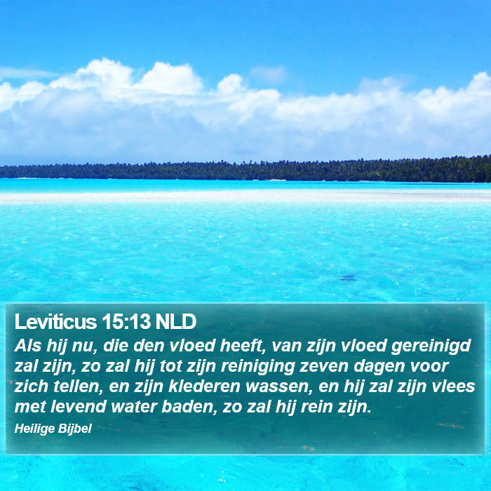 Leviticus 15:13 NLD Bible Study