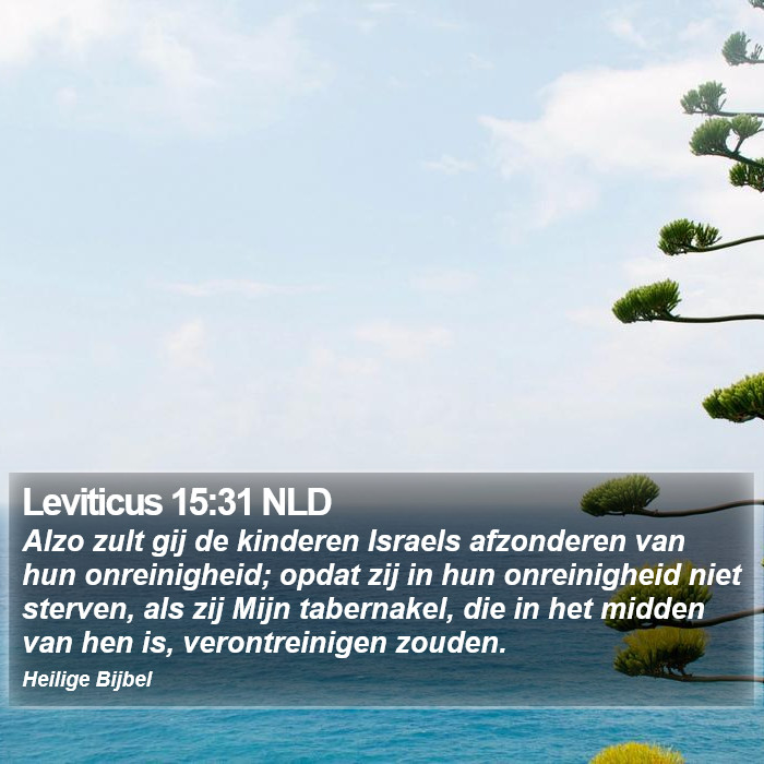 Leviticus 15:31 NLD Bible Study