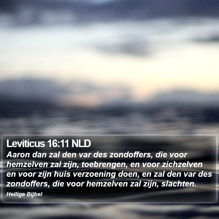 Leviticus 16:11 NLD Bible Study