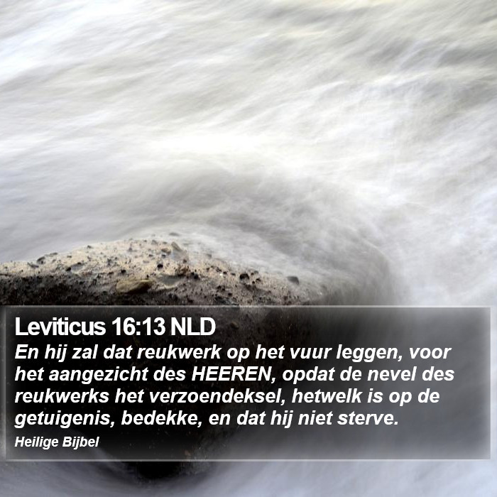 Leviticus 16:13 NLD Bible Study