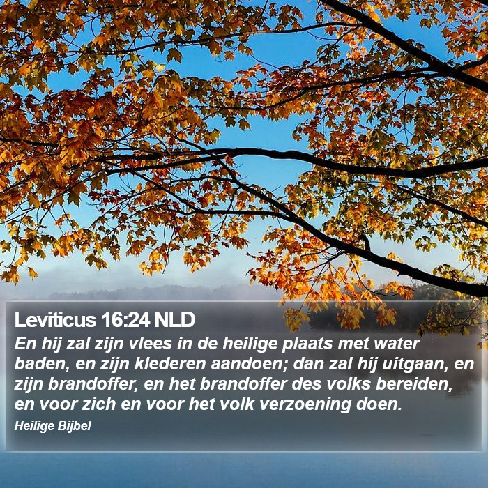 Leviticus 16:24 NLD Bible Study