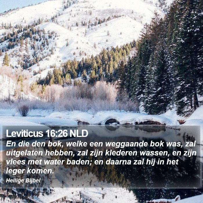 Leviticus 16:26 NLD Bible Study