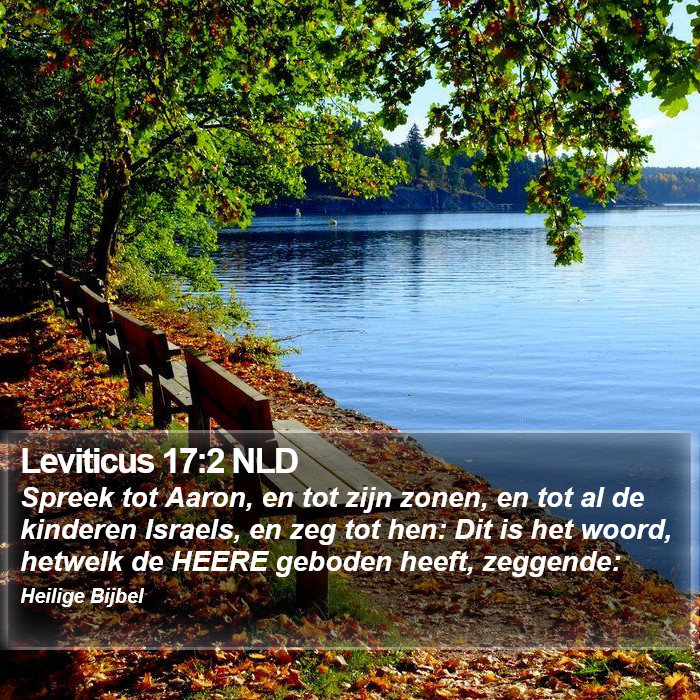 Leviticus 17:2 NLD Bible Study