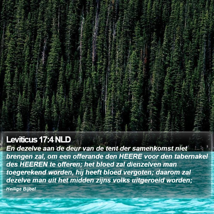 Leviticus 17:4 NLD Bible Study