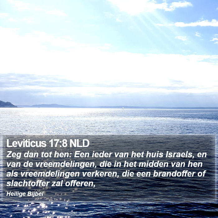 Leviticus 17:8 NLD Bible Study