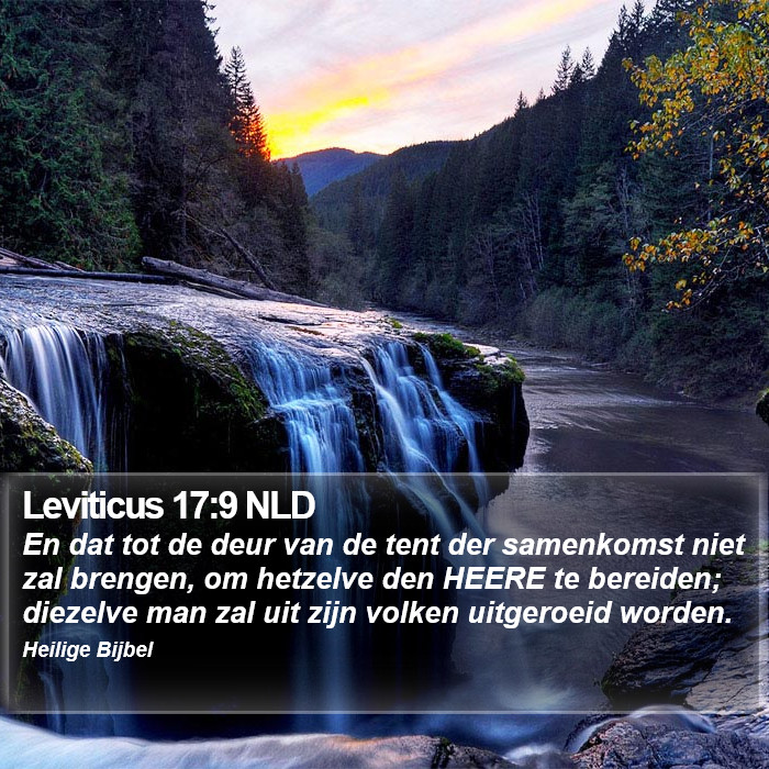 Leviticus 17:9 NLD Bible Study