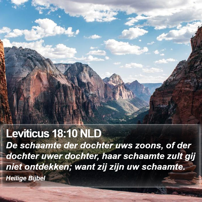 Leviticus 18:10 NLD Bible Study