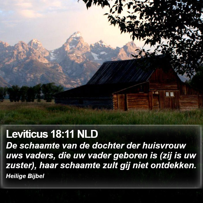 Leviticus 18:11 NLD Bible Study