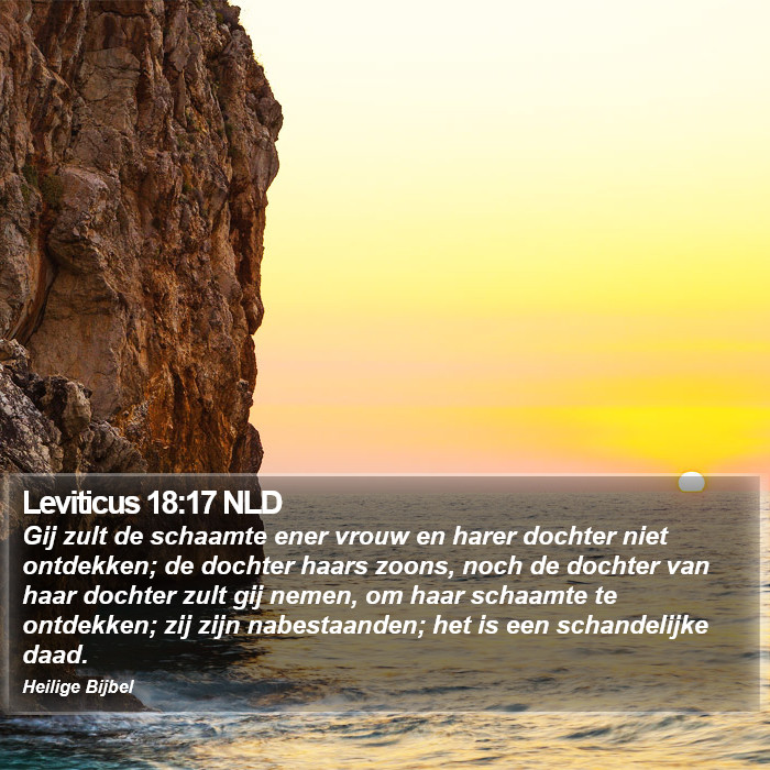 Leviticus 18:17 NLD Bible Study