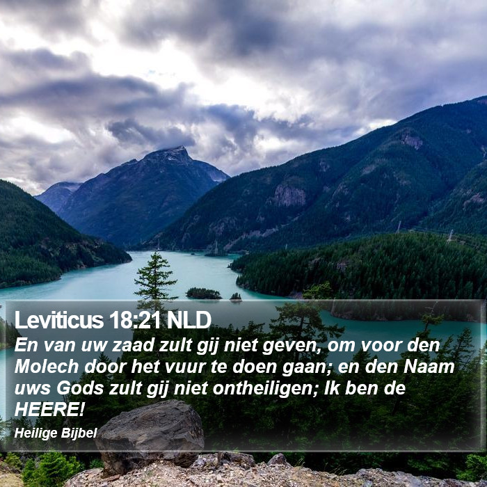 Leviticus 18:21 NLD Bible Study