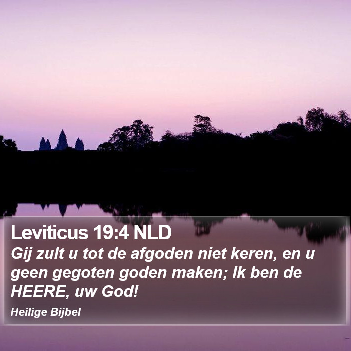 Leviticus 19:4 NLD Bible Study