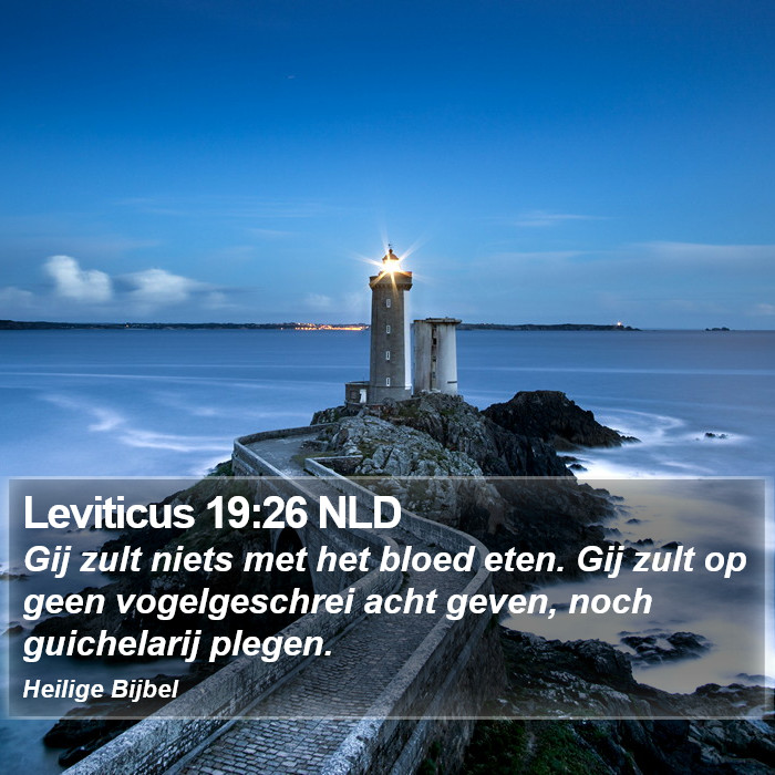 Leviticus 19:26 NLD Bible Study