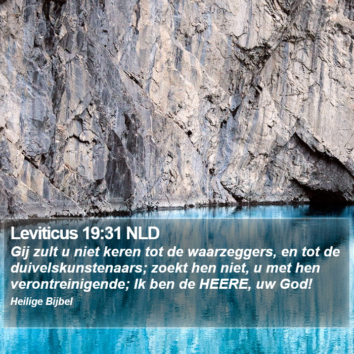 Leviticus 19:31 NLD Bible Study