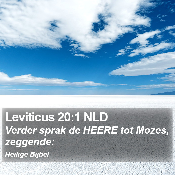 Leviticus 20:1 NLD Bible Study