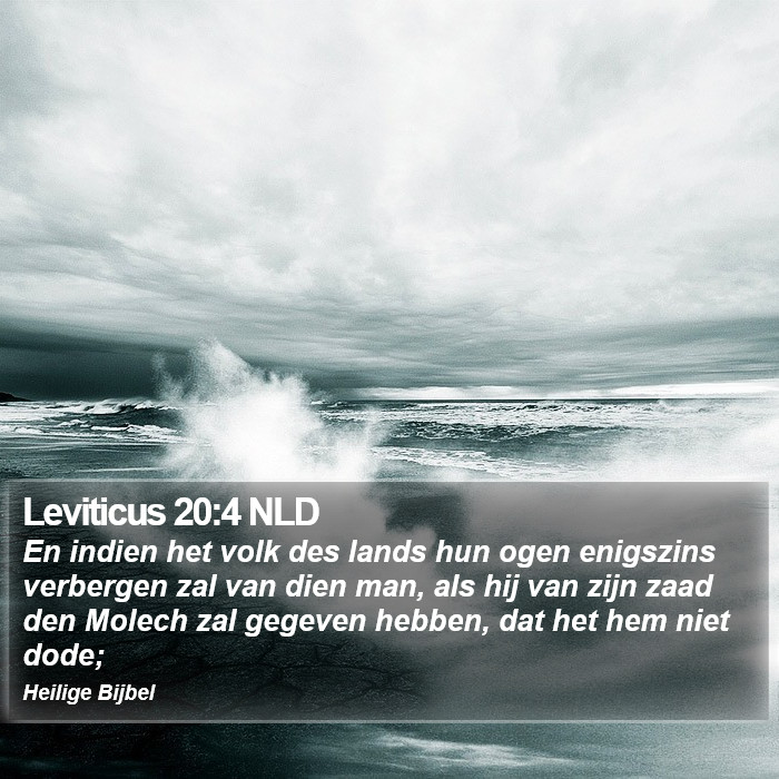 Leviticus 20:4 NLD Bible Study