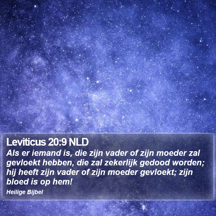 Leviticus 20:9 NLD Bible Study