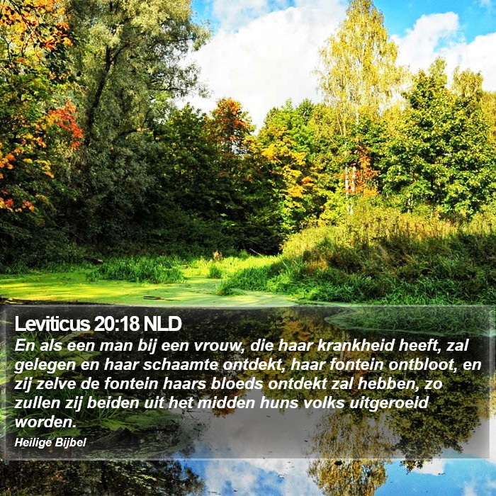 Leviticus 20:18 NLD Bible Study