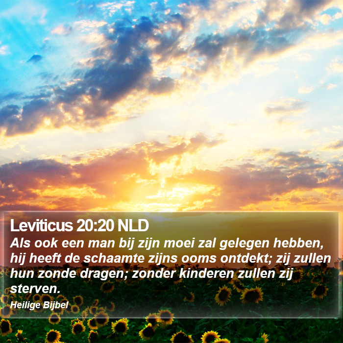 Leviticus 20:20 NLD Bible Study