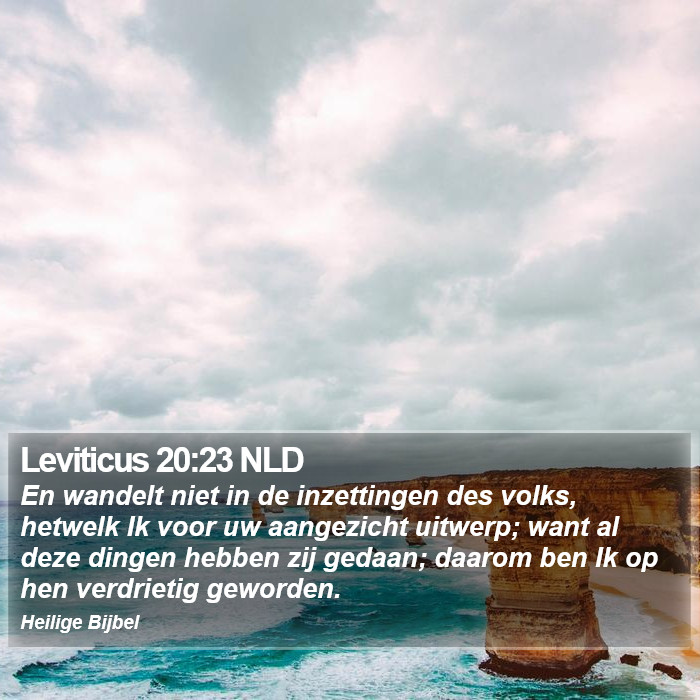 Leviticus 20:23 NLD Bible Study