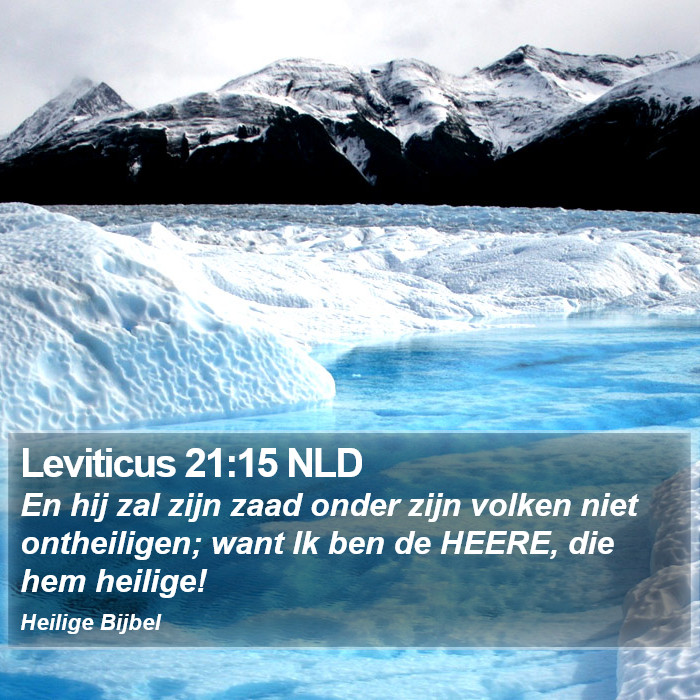 Leviticus 21:15 NLD Bible Study