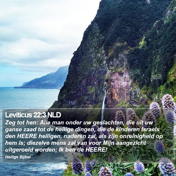 Leviticus 22:3 NLD Bible Study