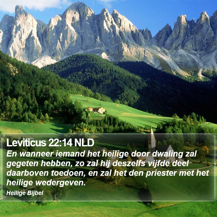 Leviticus 22:14 NLD Bible Study