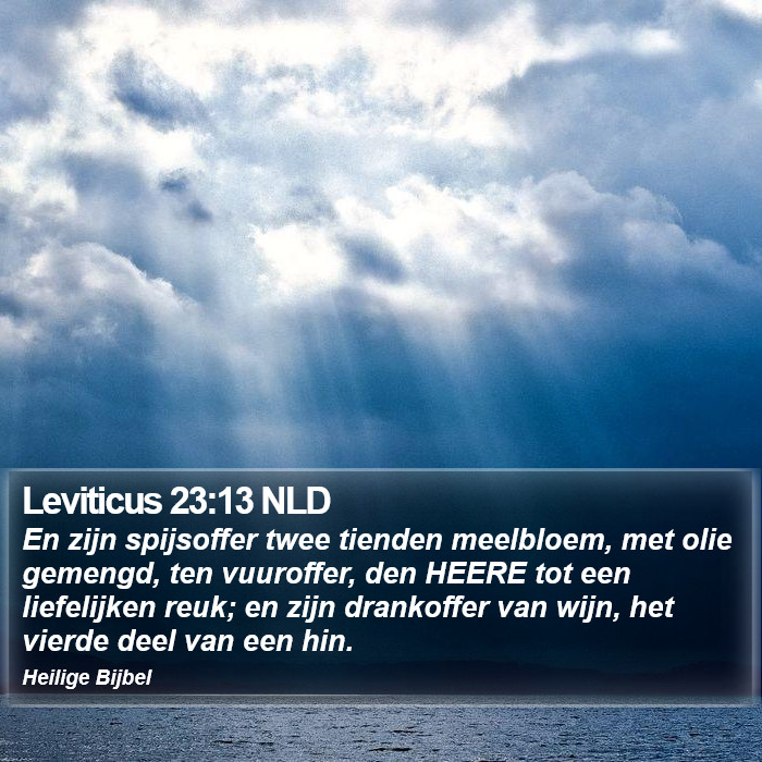 Leviticus 23:13 NLD Bible Study