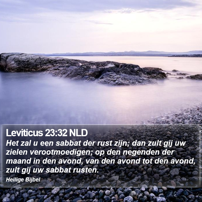 Leviticus 23:32 NLD Bible Study