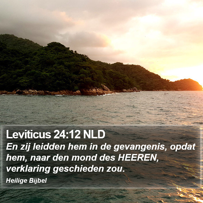 Leviticus 24:12 NLD Bible Study