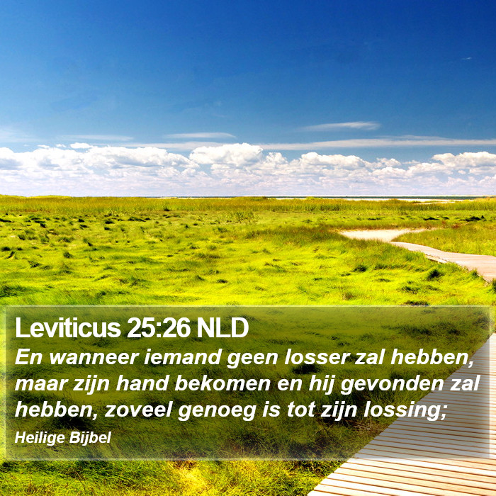 Leviticus 25:26 NLD Bible Study