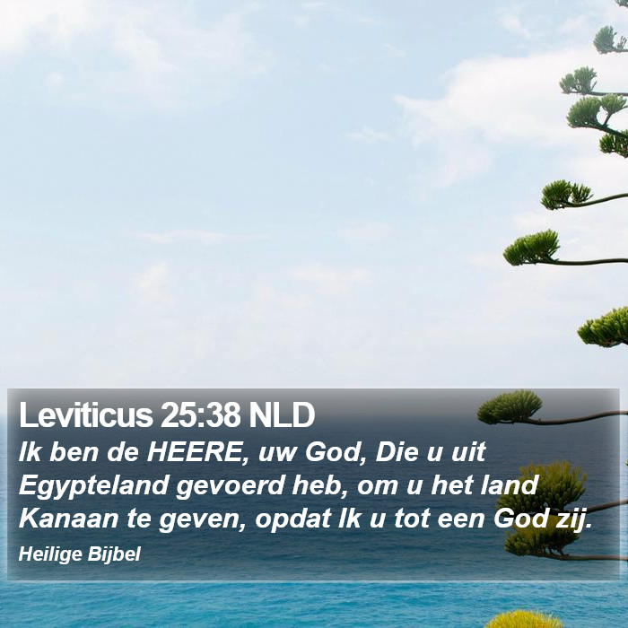 Leviticus 25:38 NLD Bible Study